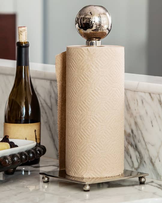 Posada Nickel Paper Towel Holder