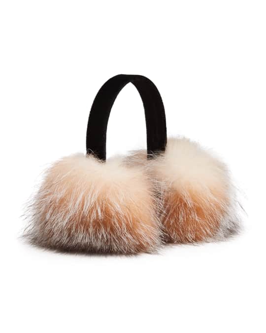 Velvet & Fox Fur Earmuffs