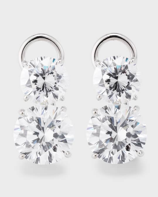 Neiman marcus shop cubic zirconia earrings