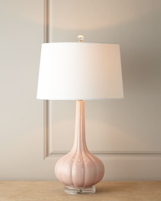 Pink ceramic lamp 2025