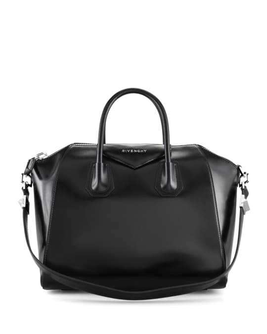 Givenchy Antigona Medium Box Calf Leather Satchel Bag Neiman Marcus