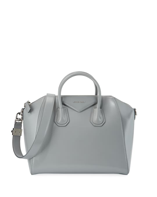 Givenchy Antigona Medium Box Calf Leather Satchel Bag | Neiman Marcus
