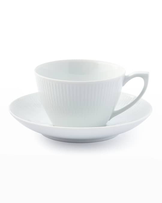 White Plain Cup and Saucer