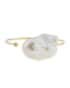 Mizuki 14k Yellow Gold & Pearl Cuff, Medium