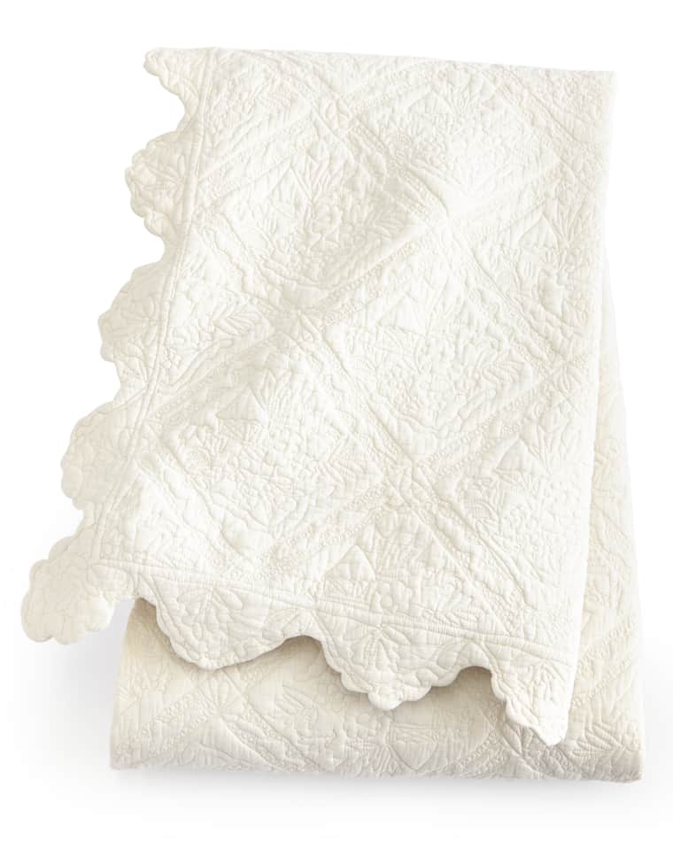 Image Twin Zella Scalloped Quilt