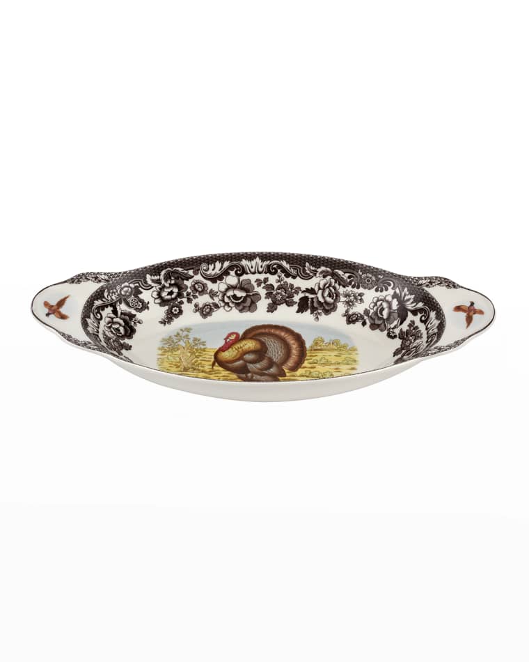 Image Spode Woodland Turkey Bread Tray