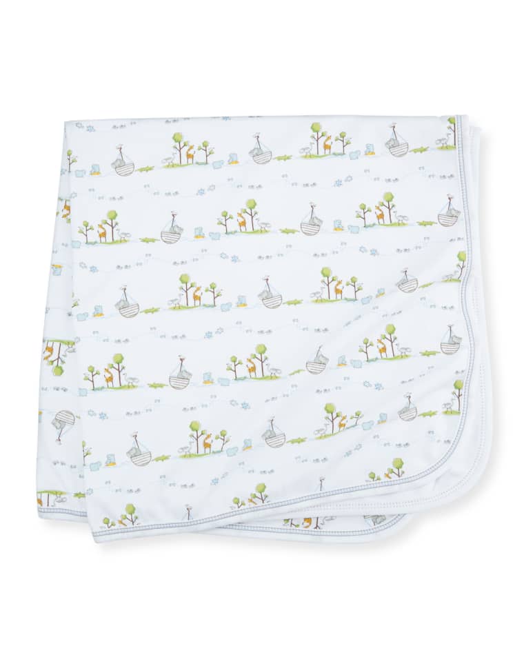 Image Kissy Kissy Noah's Ark Printed Pima Blanket