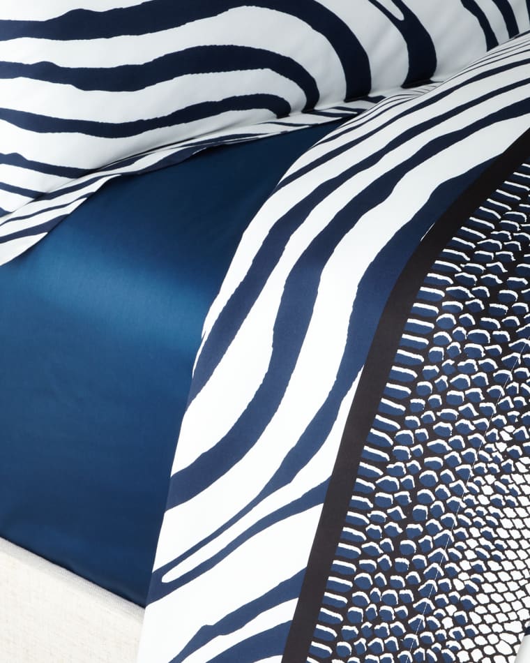 Image Roberto Cavalli Frame Zebrage King Fitted Sheet