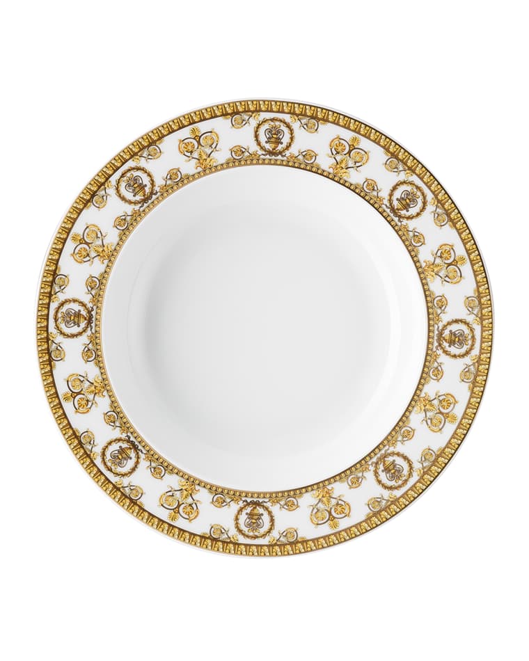 Image Versace I Love Baroque Bianco Rim Soup Bowl