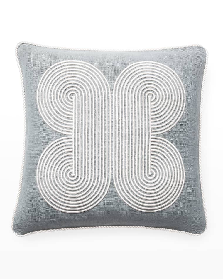 Image Jonathan Adler Pompidou Quatrefoil Pillow, Celadon