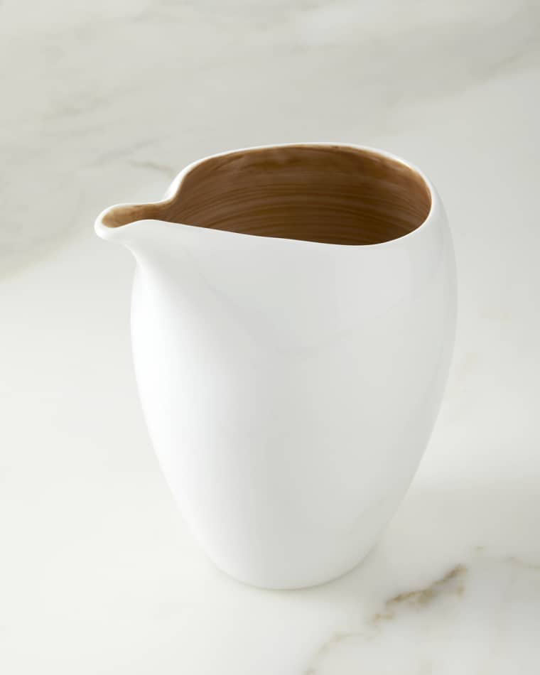 Image Neiman Marcus Brushstroke Gold Creamer