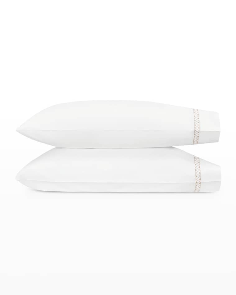 Image Matouk Schumacher Prado Standard Pillowcases - Pair