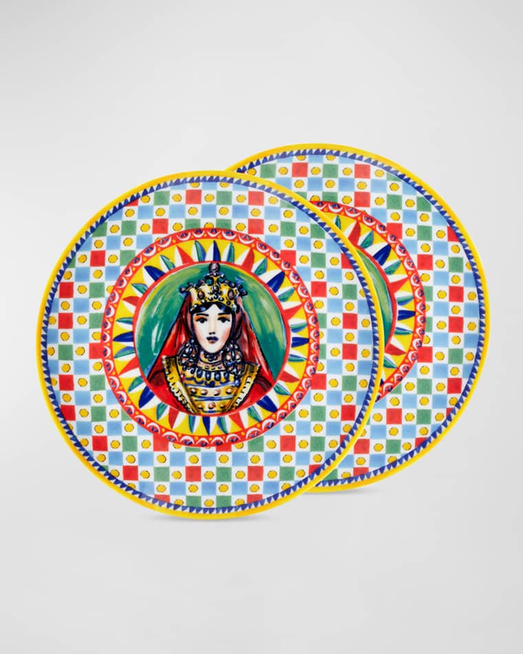 Image Dolce&Gabbana Casa Carretto Queen Set 2 Dessert Plates