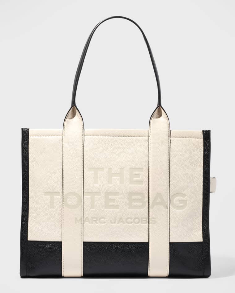 Image Marc Jacobs The Colorblock Large Leather Tote Bag