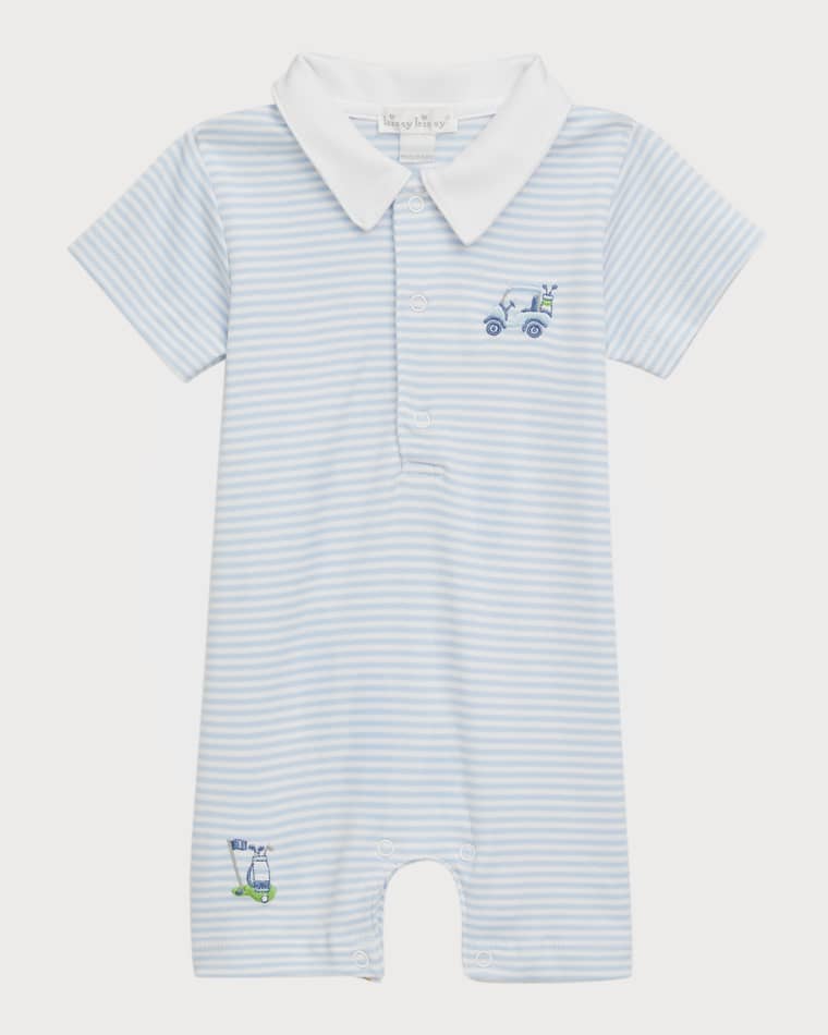 Image Kissy Kissy Boy's Hole In One Striped Playsuit, Size 3M-24M