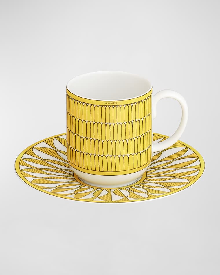 Image Hermes Soleil Coffee Cup And Saucer