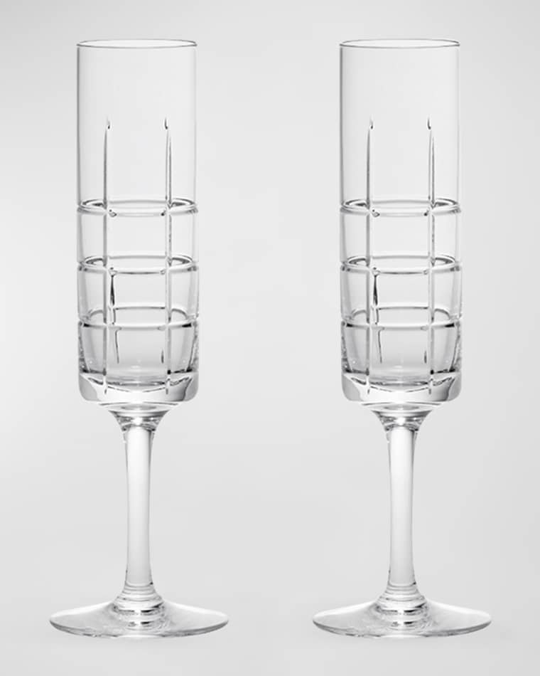 Image Orrefors Street Champagne Glasses, Set of 2