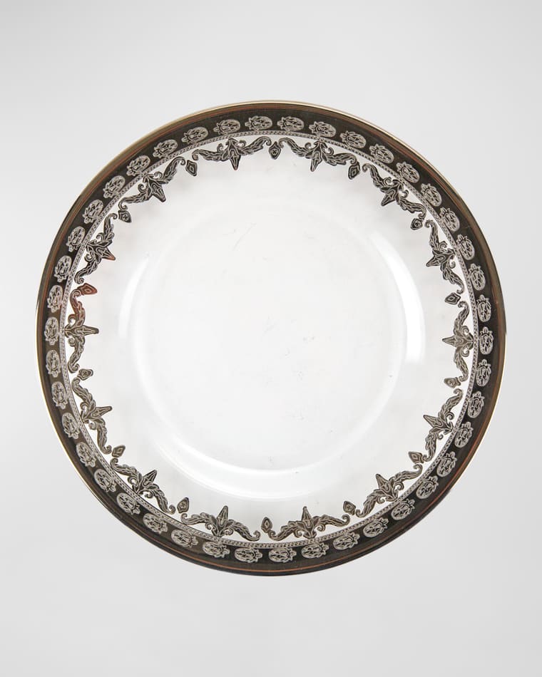 Image Arte Italica Vetro Platinum Dinner Plate