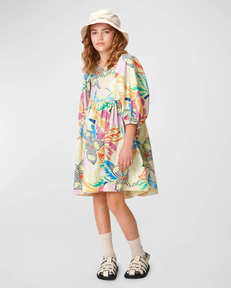 Image Molo Girl's Caio Floral-Print Dress, Size 7-14