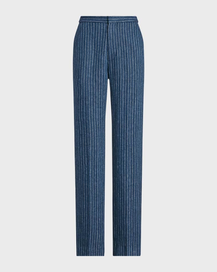 Image Polo Ralph Lauren Pinstripe Linen Pants