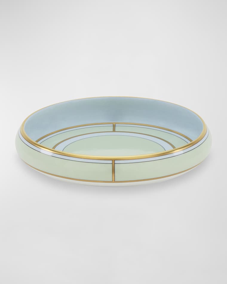 Image GINORI 1735 Diva Round Tray, Verde