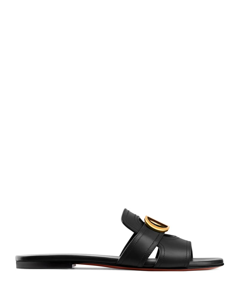 30 Montaigne Signature Flat Slide Sandals