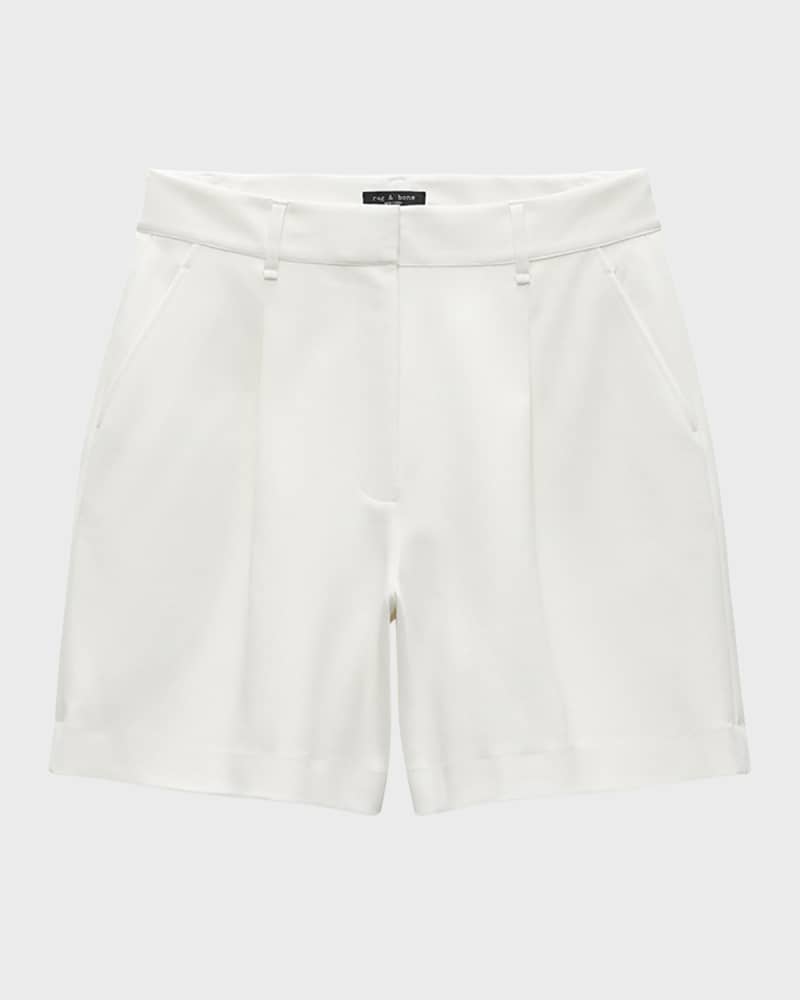 Irina Mid-Rise Tailored Shorts