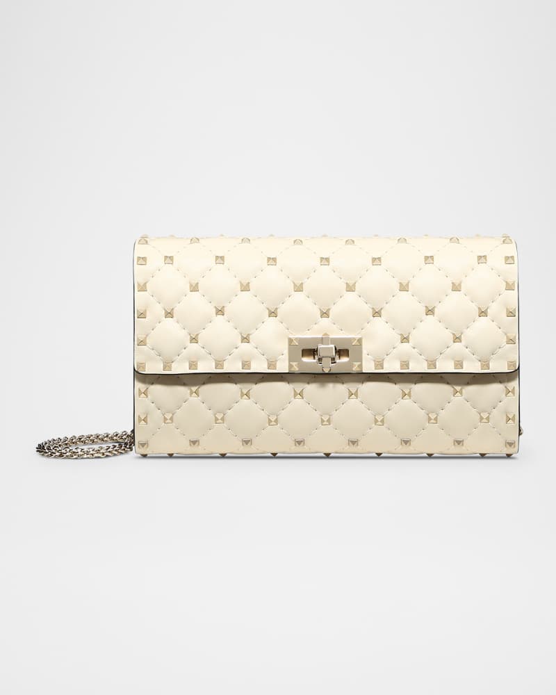 Rockstud Small Quilted Leather Shoulder Bag