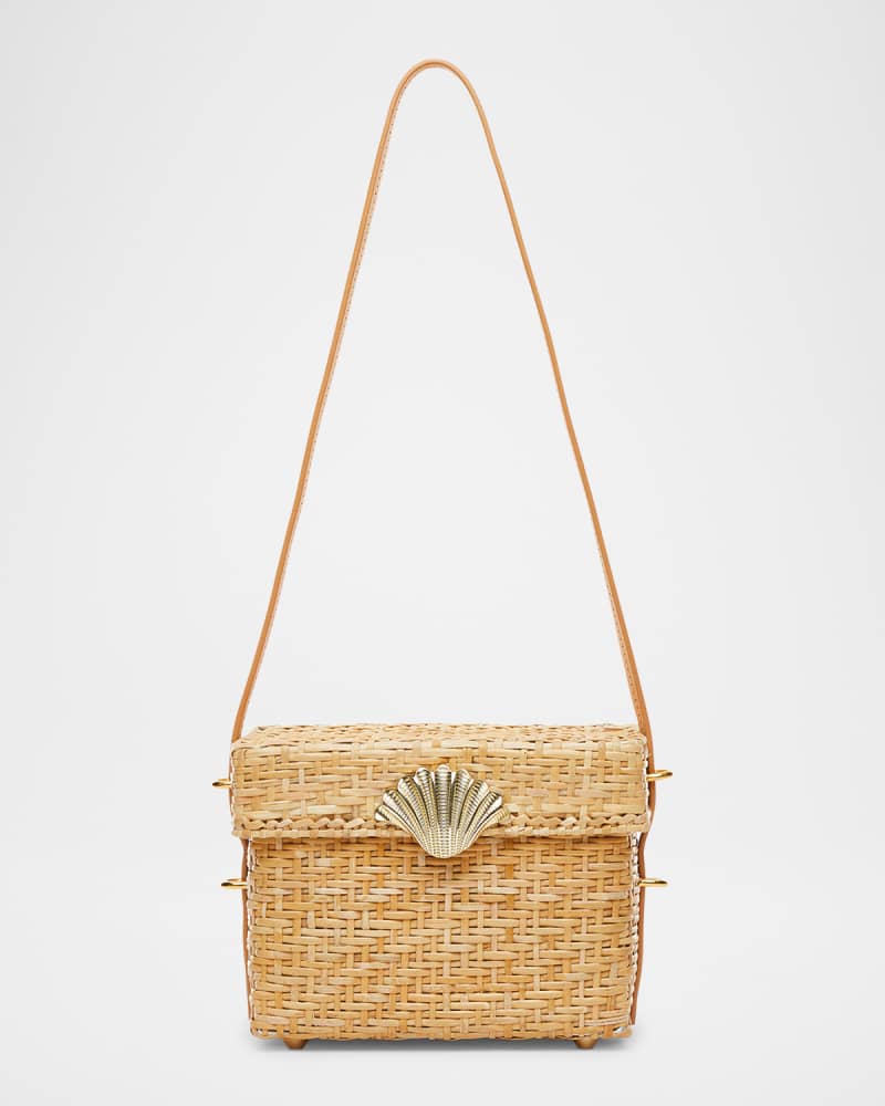The Box Rattan Shoulder Bag