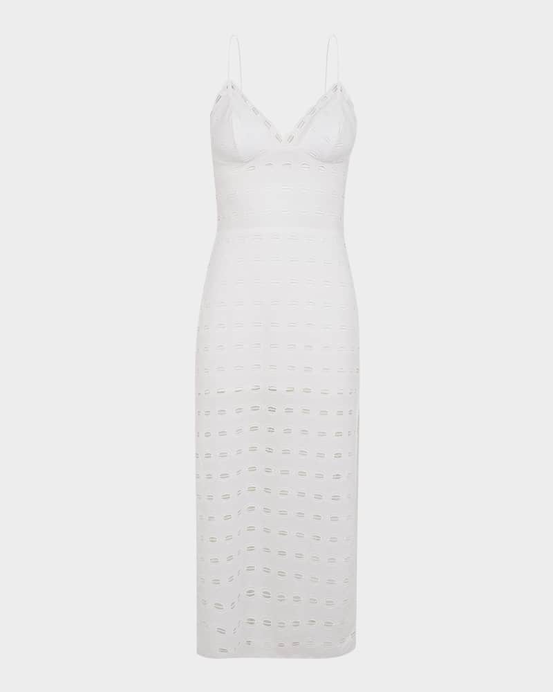 Eyelet Raya Midi Dress