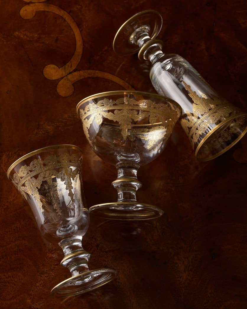 Vetro Gold Wine Glass 4