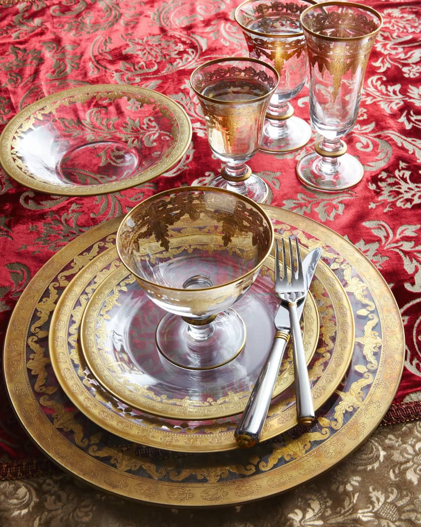 Vetro Gold Wine Glass 1