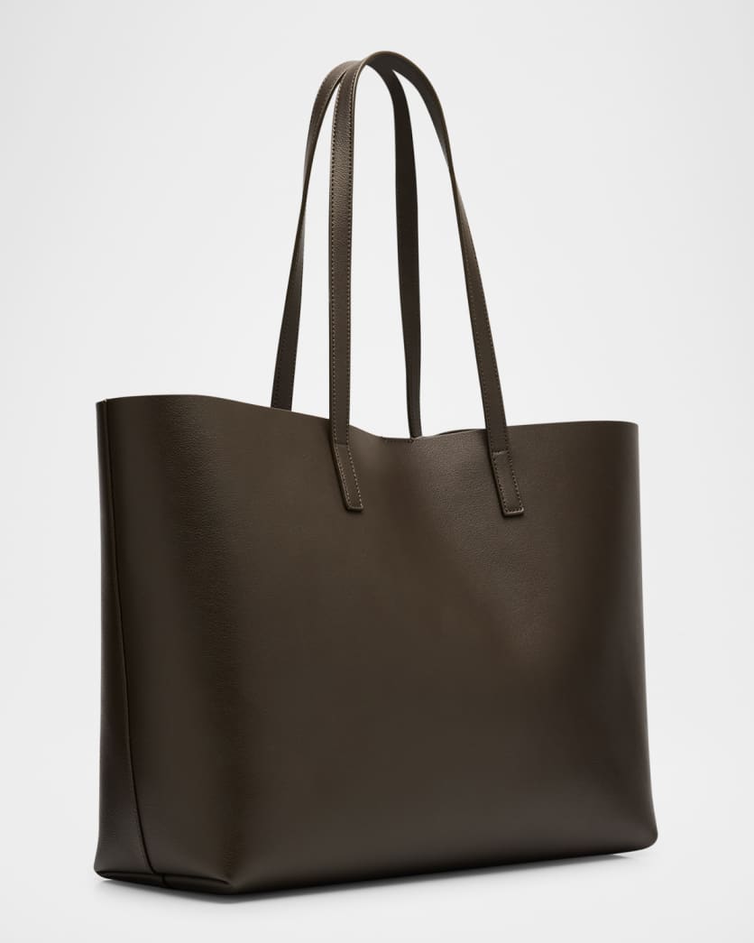Shopping Bag East-West Tote in Smooth Leather