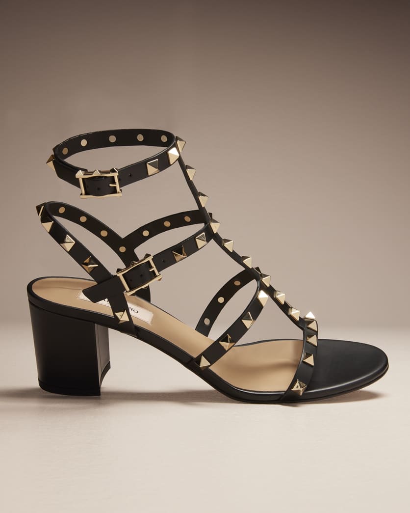 Rockstud Leather 60mm City Sandals 5