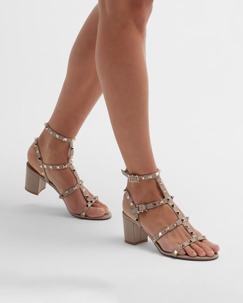 Rockstud Leather 60mm City Sandals 1