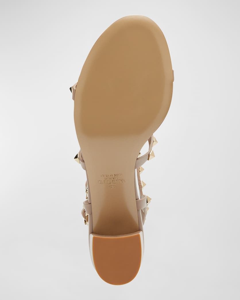 Rockstud Leather 60mm City Sandals 6