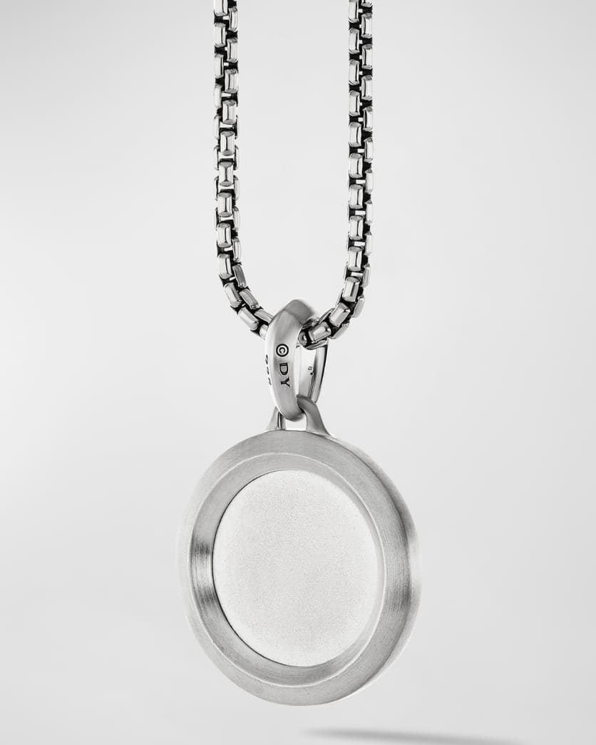 Men's St. Christopher Pendant in Silver, 34.5mm 4