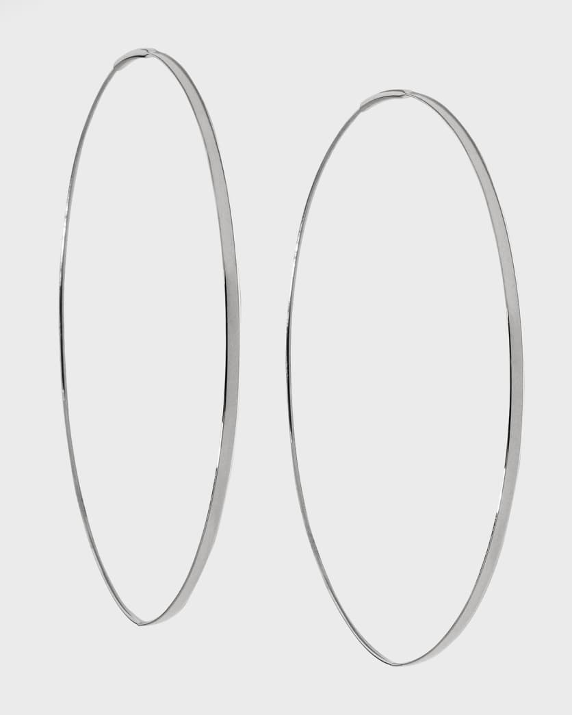 Flat Magic 14K Hoop Earrings 0