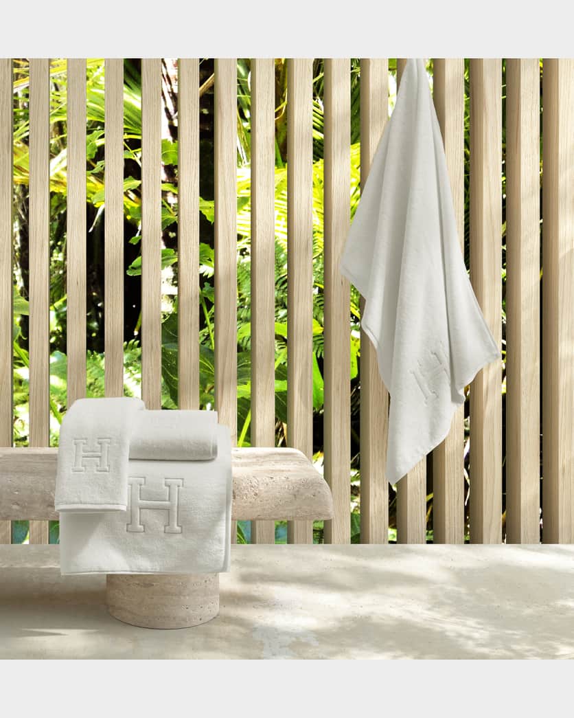 Auberge Monogrammed Face Cloth