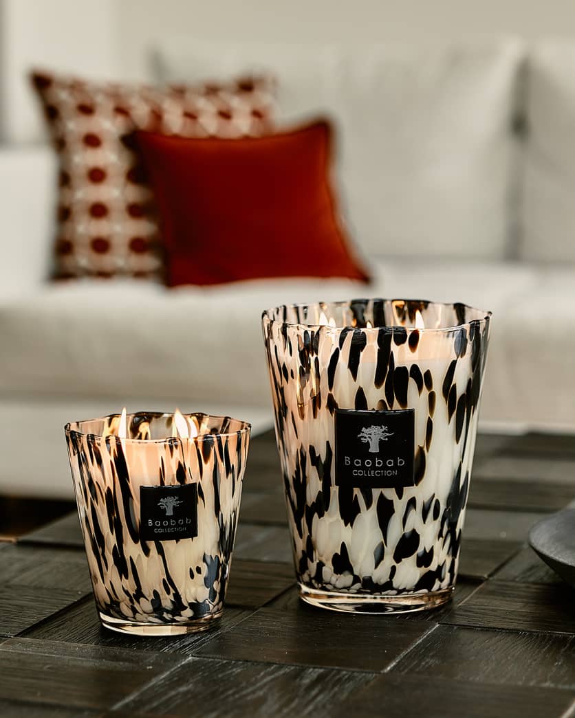 Black Pearls Scented Candle, 6.3" 3