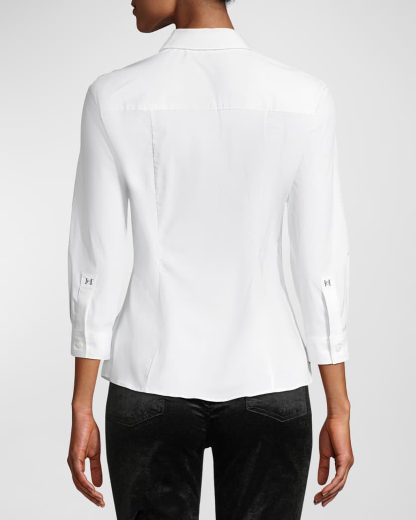 Classic Cotton Button-Front Shirt