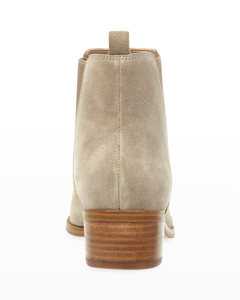 Yale Leather Pointed Chelsea Booties | Neiman Marcus
