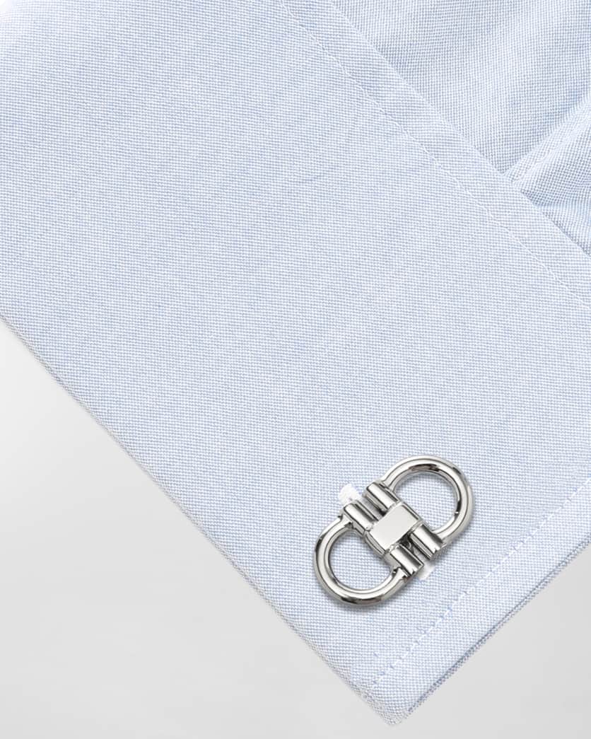 Men's Stainless Steel Horsebit Cufflinks