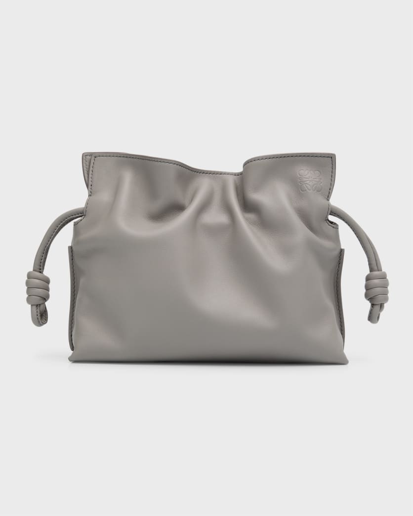 Flamenco Mini Clutch Bag in Napa Leather with Blind Embossed Anagram 0
