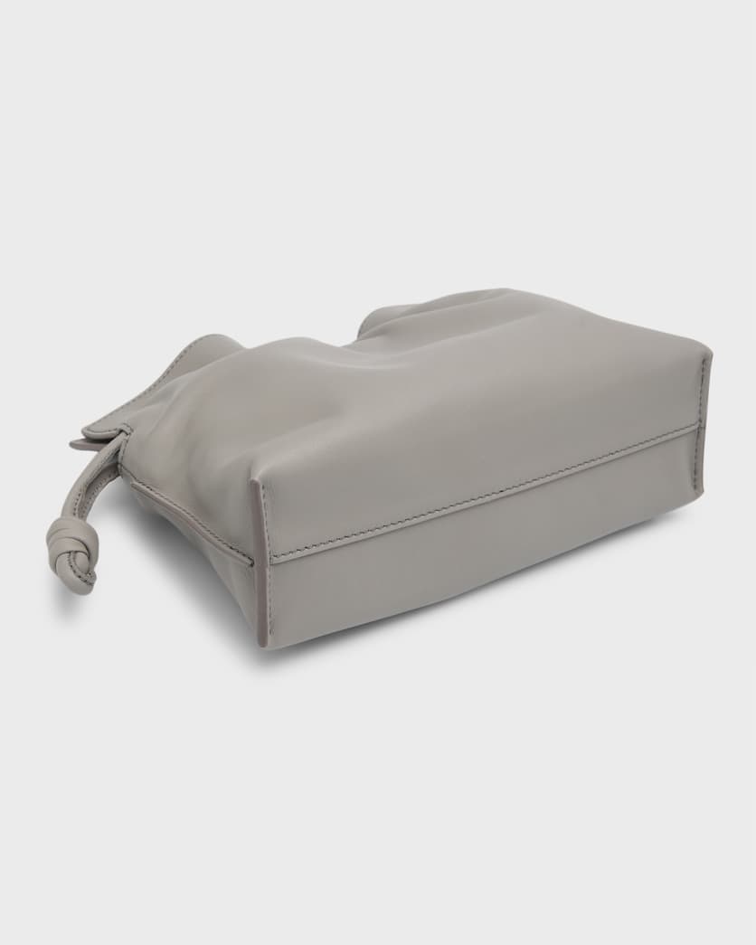 Flamenco Mini Clutch Bag in Napa Leather with Blind Embossed Anagram 1