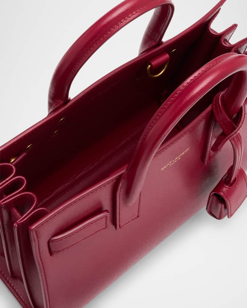 Sac De Jour Nano Top-Handle Bag in Smooth Leather