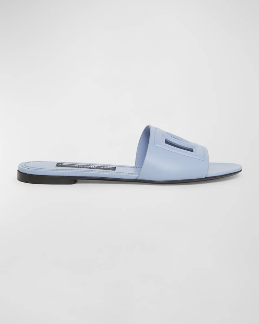 Cutout DG Flat Slide Sandals  0
