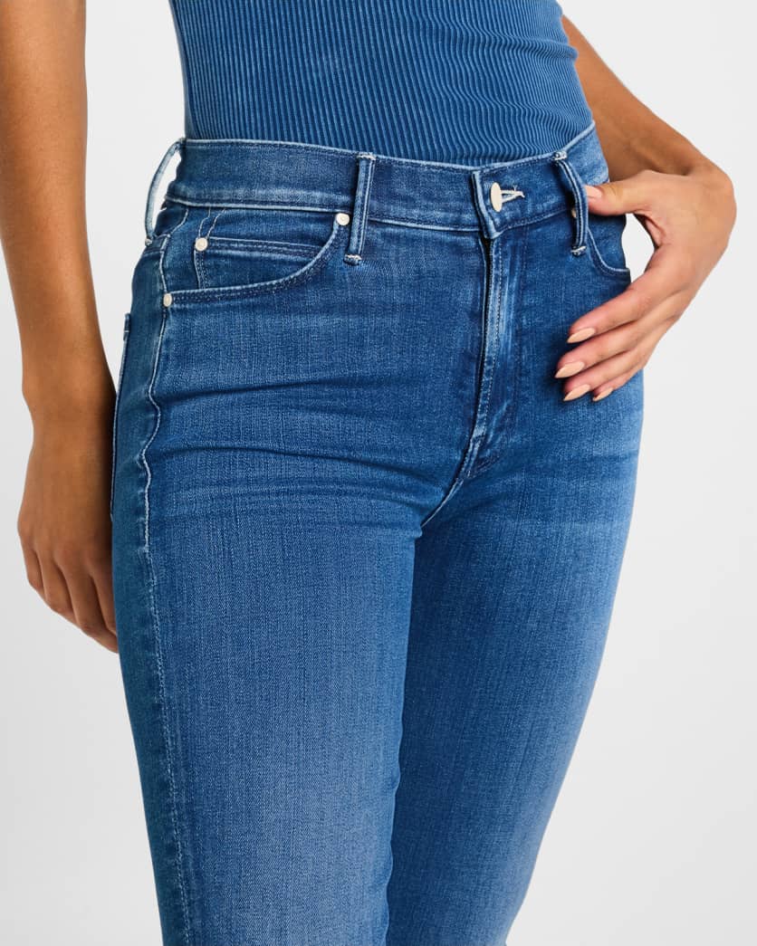 The Mid-Rise Dazzler Ankle Fray Jeans