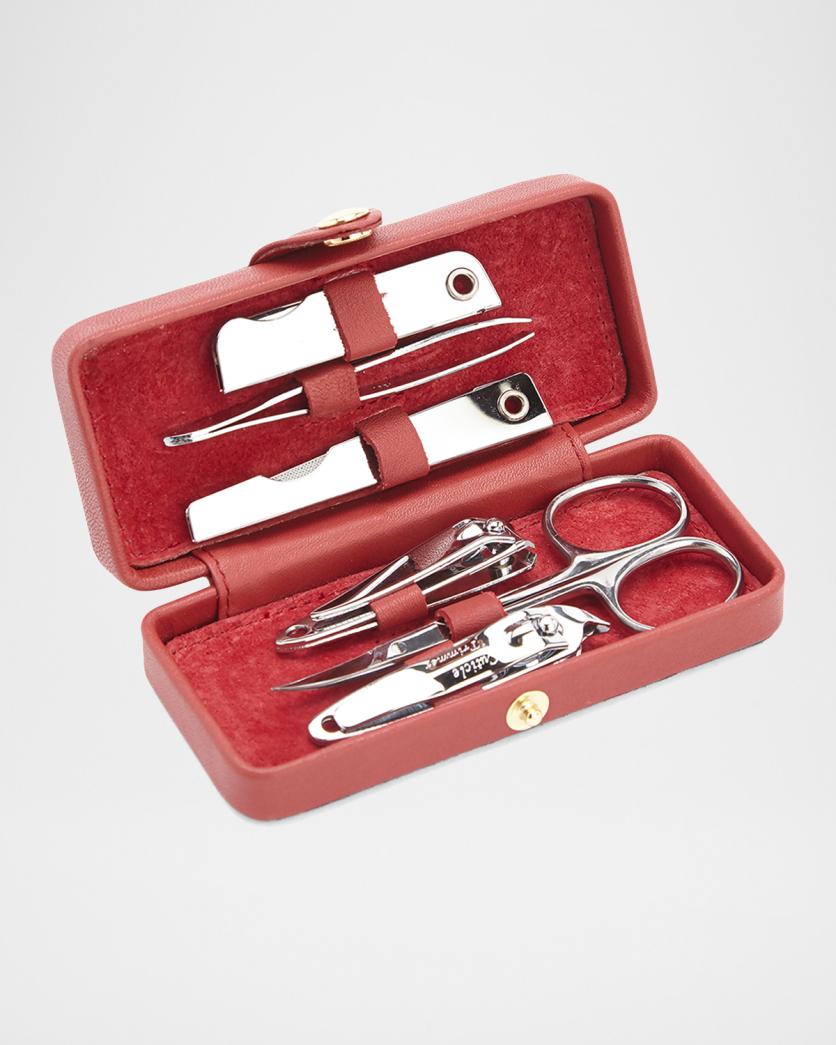 Neiman Marcus Personalized Leather Manicure Grooming Kit