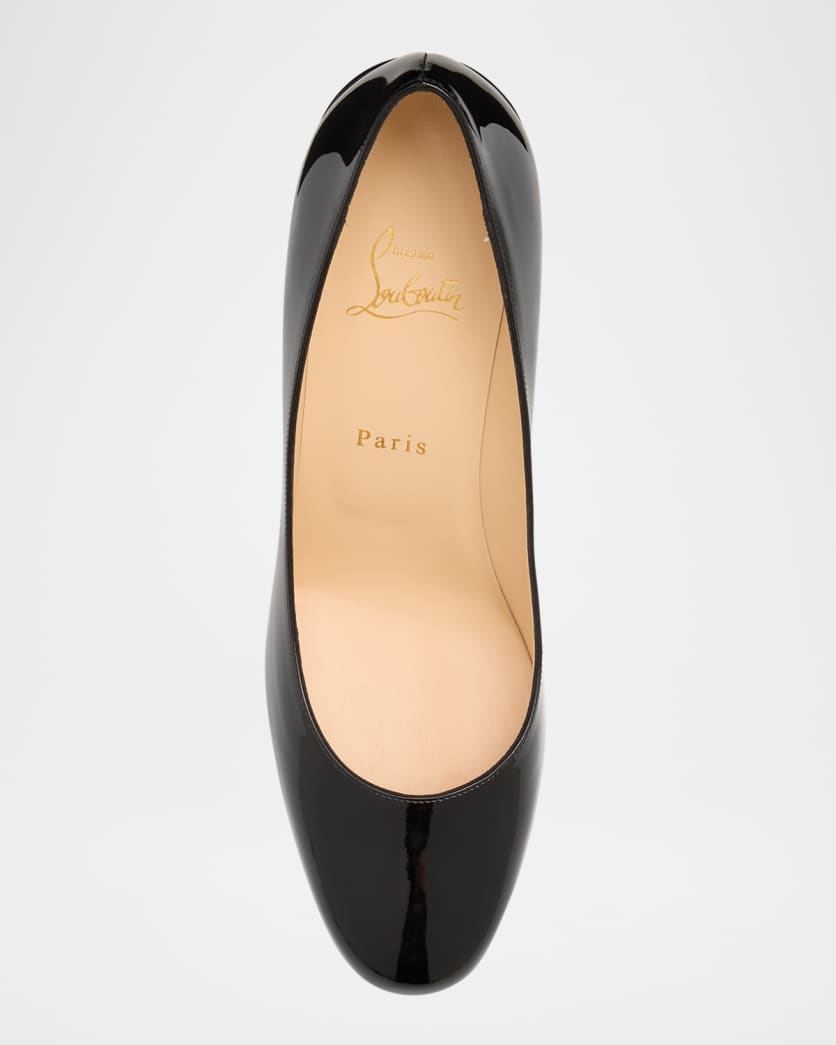 Miss Sab Patent Red Sole Pumps 4